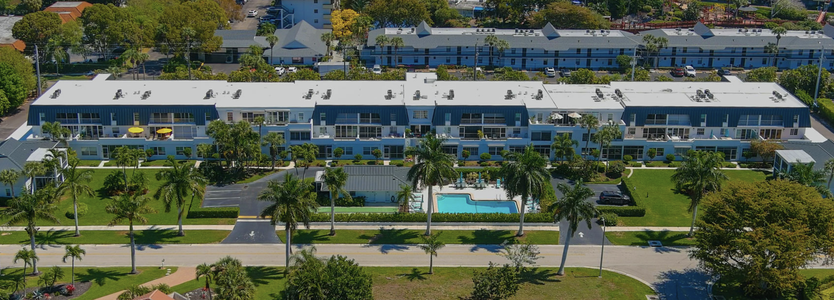 Arial View of Pool area