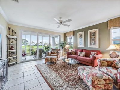 Living Room view to golf course