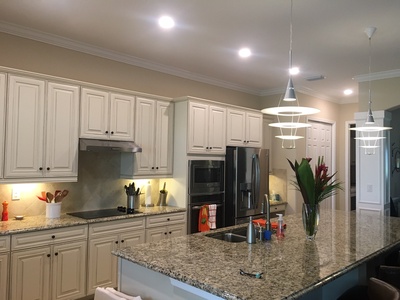 Modern kitchen with island