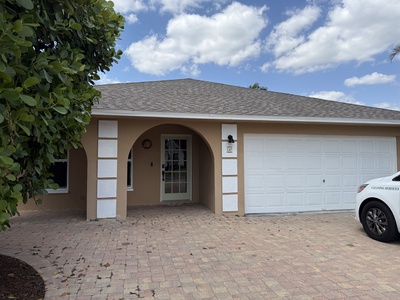 Front entrance - Garage is not usable