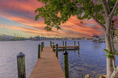 Private Dock with sunsets included