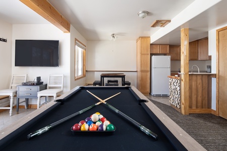 Pool table. Who's ready to show their skills?
