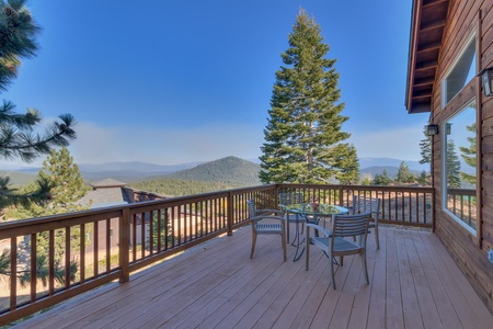 Unbeatable views! Easily access deck directly from living room.