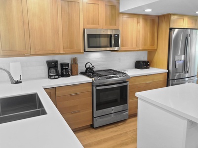 Spacious Kitchen with Stainless Appliances SkyRun Vacation Rentals Park City