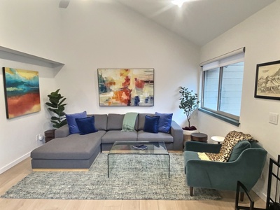 Spacious Living Room with High Ceilings!