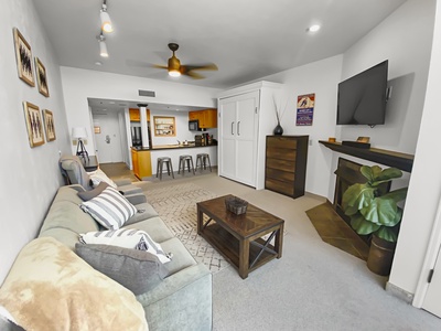 Sitting Area with Fireplace