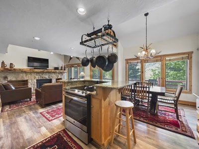 Open Layout Living and Dining Space