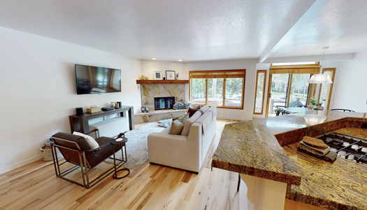 Cozy Living Room with Fireplace