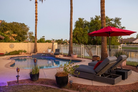 Lounge by the pool