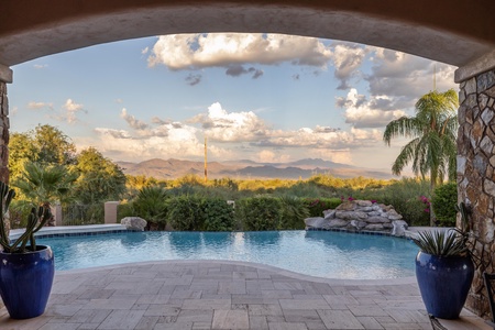 Infinity Pool with Breathtaking Arizona View