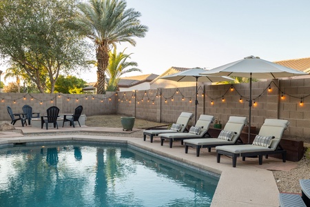 Lounge by the pool