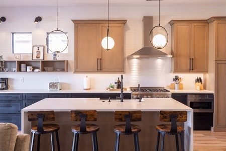 Modern updated kitchen
