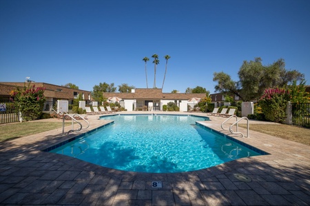Sparkling, sunny pool