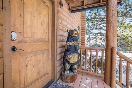 Front door and main entrance to home.