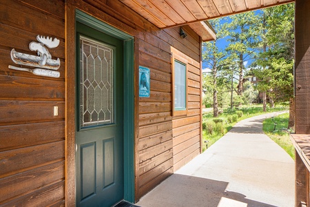 Exterior front door.