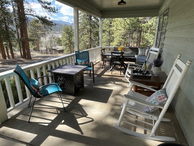 Enjoy the views from any angle on the deck.