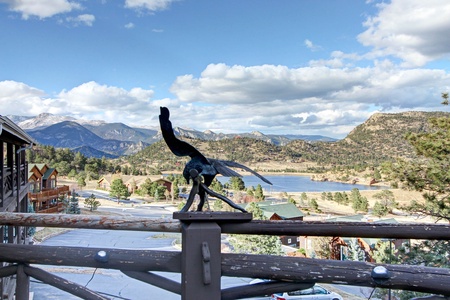 Beautiful views of Marys Lake and the surrounding mountains from condo's deck.