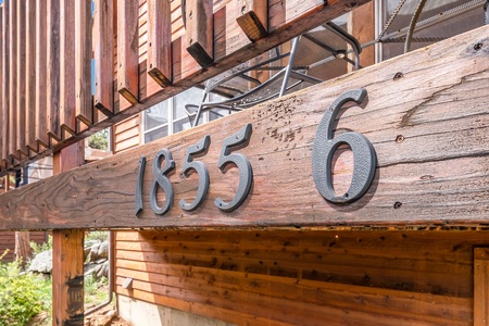 Exterior, cabin number on large deck.