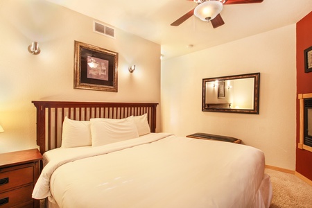 King bed in Master suite.