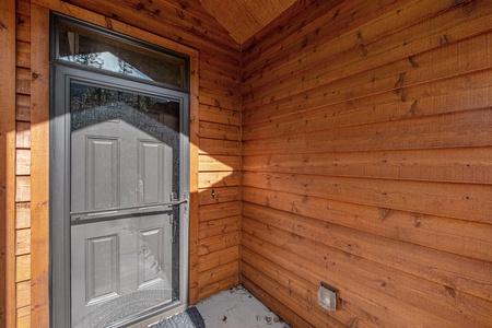 Fall River Retreat in Estes Park, front entrance of this cozy condo.