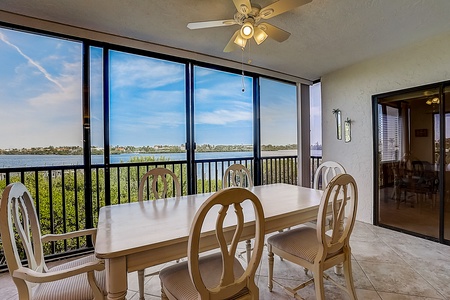 Sunroom Sunroom Enclosed sunroom with direct views of Sarasota Bay.