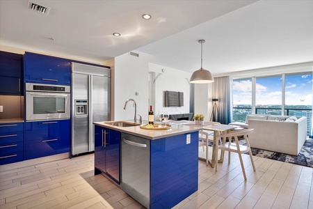 Modern kitchen with island