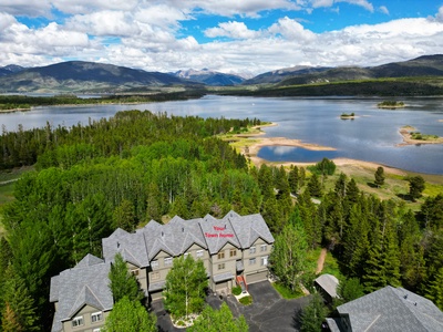 Aerial view of Prospect Point, great proximity to Lake Dillon and Frisco Main Street.