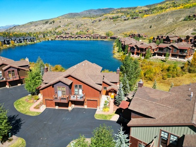 Aerial view of Angler Mountain Ranch