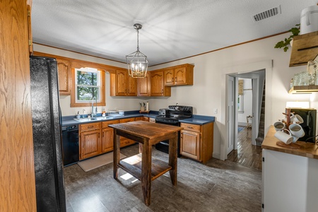 Full kitchen with updated appliances