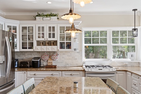 Bright and airy kitchen