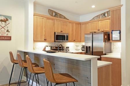 Newly remodeled kitchen