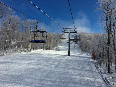 Enjoy fresh snow at Lincoln Peak at Sugarbush Resort