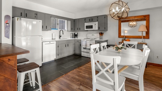 Second Floor open space with kitchen and living Room