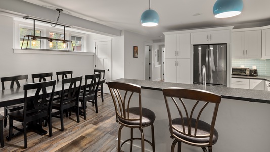 Open Kitchen and dining room