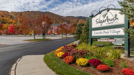 Sugarbush Resort in Fall less then half a mile away