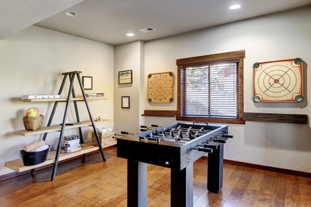 Fooseball and darts for great family competition