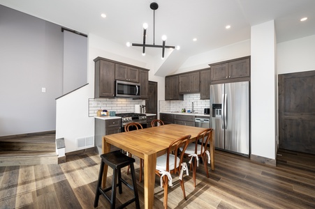 Compact Kitchen with dining table will meet your needs