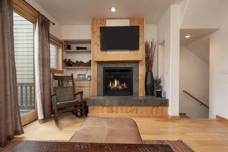 Cozy Gas Fireplace