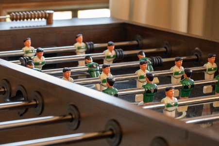 Enjoy a foosball tournament with your friends and family