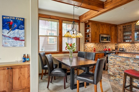 Dining area = a perfect spot for good food and great company!