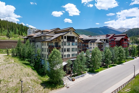 Outdoor view of the condo building
