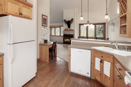 Open Floor plan with Living Room on Top Floor