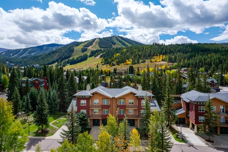 Gorgeous Colorado skies and a great peek at the Ski Resort