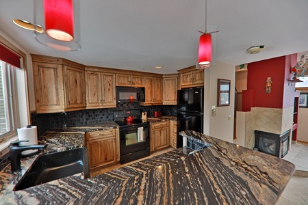 Renovated Stocked Kitchen with plenty of room to create your culinary designs