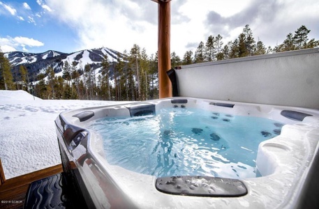 A private hot tub for you and your guests to enjoy.