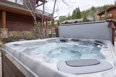 Private Hot Tub for relaxation after your day of adventuring