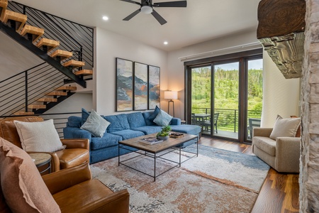 Relax in the cozy living