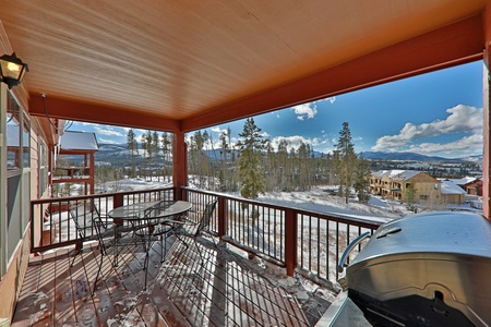 Deck with private gas grill and View!