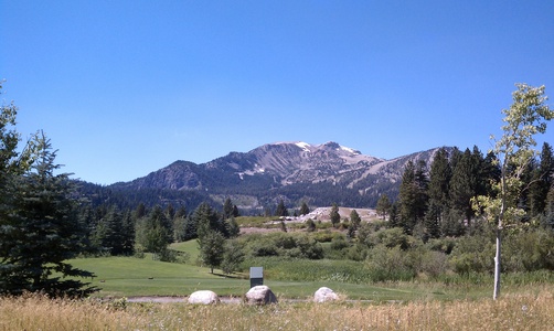 Snowcreek Golf Course and Mammoth Mountain