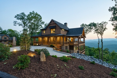 Alpine Vista - Front View of Cabin